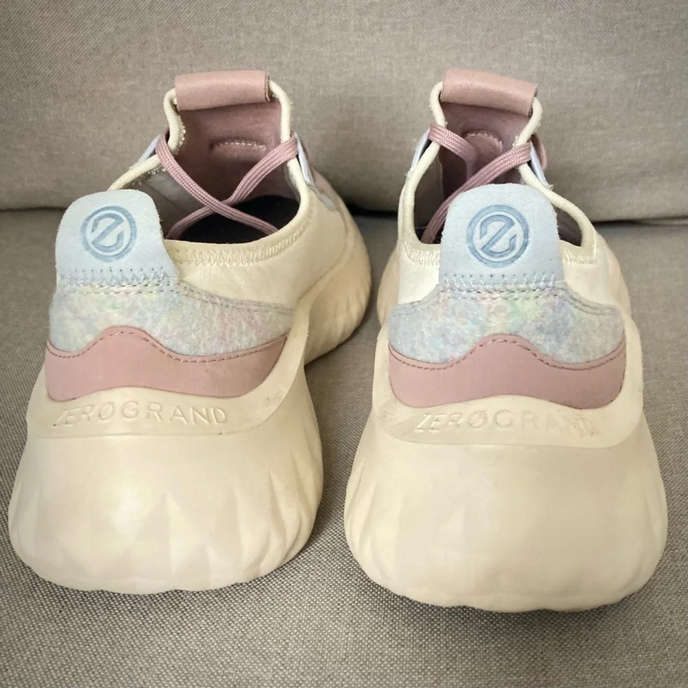 Cole Haan ZERØGRAND FlowerFoam Sneakers Birch Lavender Lightweight Casual US 10